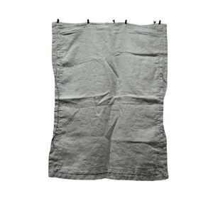 Fieldcrest 100% Linen Pillow Shams Set 2‎ Gray Queen Farmhouse Coastal